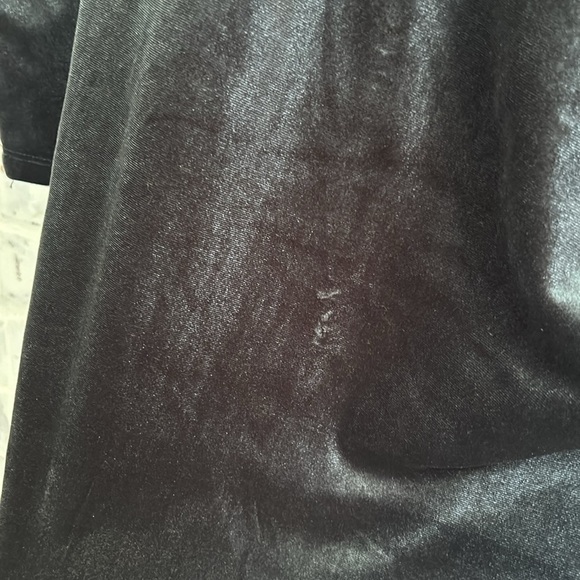 NWT Wild Fable Gray Long Sleeve Soft Velvet Mini Dress V Neck Holiday Womens Sm - Picture 7 of 11